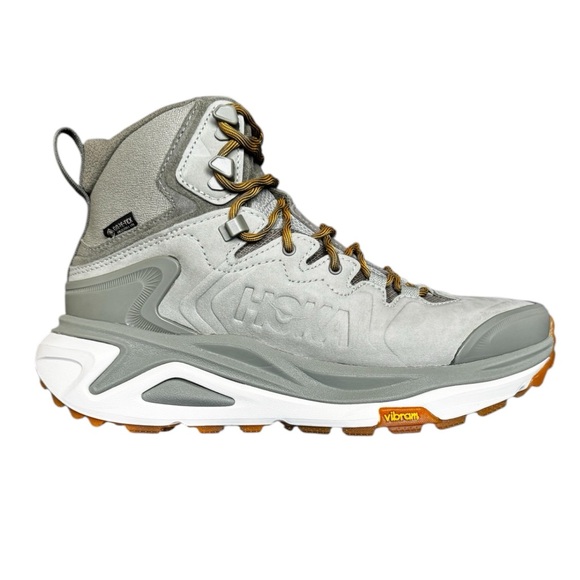 HOKA Kaha 3 GTX Hiking Boots Men’s 7.5D Gore-Tex Waterproof Vibram Lt Green NIB! - Picture 1 of 14